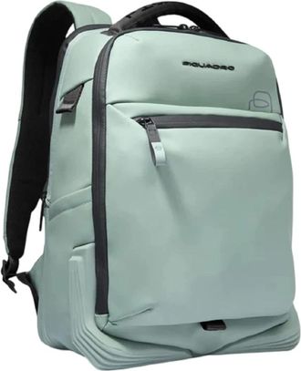 Piquadro Backpacks, unisex, Green, ONE SIZE, Water resistant travel backpack underseater
