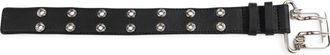 AMBUSH GROMMET LEATHER BRACELET