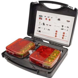 OEM Panel De Luces Inal&aacute;mbrico Para Remolque - Iluminaci&oacute;n Led Magn&eacute;tica Impermeable Ip65 - Recargable De 12v/24v - 10 Horas De Duraci&oacute;n De La Bater&iacute;a - F