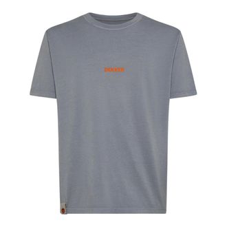 Dekker Dekker, Tops, Heren, Grijs, XL, Katoen, Girder Katoenen T-shirt met Logo