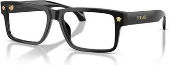 Versace 54mm Rectangle optical glasses in Black at Nordstrom