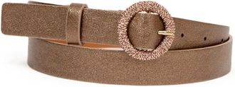 Momoni Cintura in ecopelle laminata - Dames - Riemen - Bruin - L - Leer - Accessoires