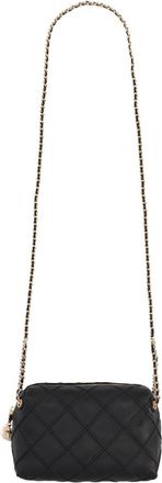 Tory Burch Womens Fleming Bag Black Leather Shoulder