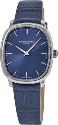 Raymond Weil Toccata Heritage Blue Dial Lether Strap Womens Watch 5280-STC-50001