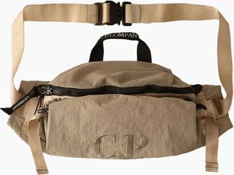 C.P. Company Mens Plain Paper Touch Waistbag - Brown - Size: UNI