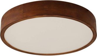 Lindby Lindby L&aacute;mpara De Techo tanju En Marr&oacute;n Madera