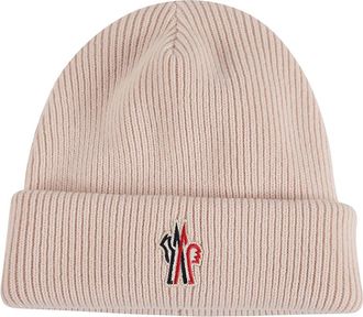 Moncler Roze Grenoble Hoed voor vrouwen - Dames - Hoeden - Roze - ONE Size - Wol - Accessoires