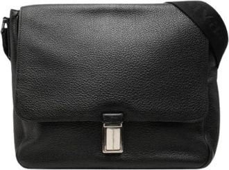 Prada Pre-owned Vintage Crossbody Bag - Dames - Vintage Schoudertas - Zwart - ONE Size - Leer - Vintage
