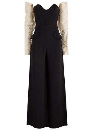 Nafsika Skourti Cute Intentions Strapless Jumpsuit - Black - 14 (UK14 / L)