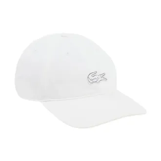 Lacoste Caps, male, White, Size: ONE SIZE Cotton Twill Badge Cap