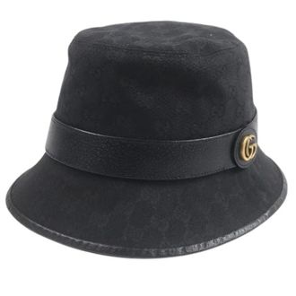 Gucci Pre-owned Poliestere hats - - Pre-owned - Uomo - Nero - ONE SIZE