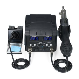 OEM Estaci&oacute;n De Soldadura Digital 2 En 1 Para Reparaci&oacute;n De Componentes Smd, Soporte Para Soldador De Aire Caliente, Kit De Herramientas Para Desoldar Y S