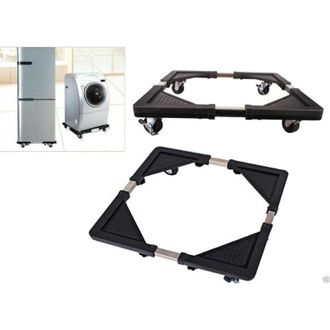 Trade Shop Trade Shop - Base Supporto Per Frigo Frigorifero Lavatrice Con Ruote Piastra Piccola