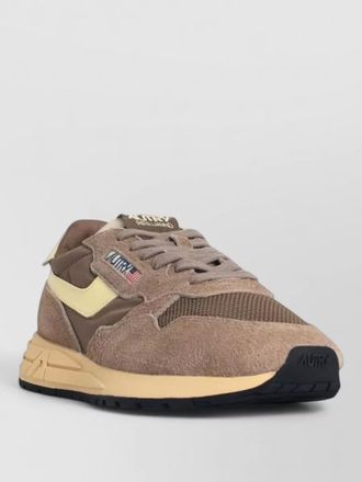 Autry reelwind low suede panels rubber sole