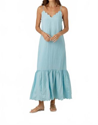 Sundays Amaya Maxi Dress In Aqua