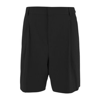 HUGO BOSS Hugo, Casual Shorts, male, Black, Size: XL Stretch Cotton Shorts