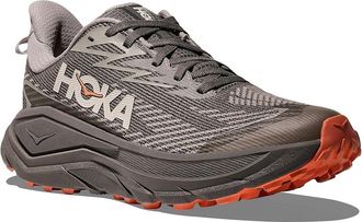 Hoka One One Challenger 8 GTX Womens Shoes Cement/Gravel : 10.5 B - Medium, Textile