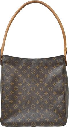 Louis Vuitton Looping Monogram Canvas Brown Canvas Handbag (Pre-Owned)