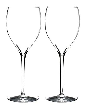 Waterford Set Of 2 Elegance Optic White Wine Glasses