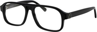 Moncler Optical Zonnebril - Heren - Brillen - Zwart - 54 MM - Accessoires