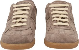 Maison Margiela Beige Suede Gum Rubber Sole Sneakers