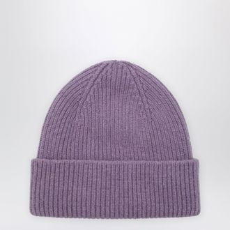 Le Bonnet Beanie in wool and Caregora in Lavender
