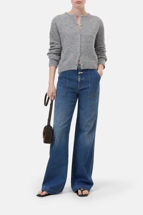 Closed Aria Flared Jeans In Dark Blue