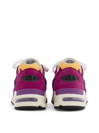 New Balance Mens 990v2 Made Usa X Teddy Santis Sneakers Purple Shoes >