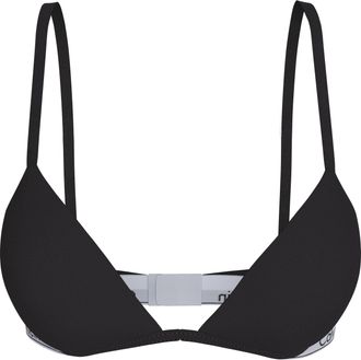 Calvin Klein Underwear B&uuml;gel-BH LIGHTLY LINED PLUNGE, Damen, Gr. 70, Cup D, schwarz, Jersey, Obermaterial: 78% Baumwolle, 12% Polyester, 9% Elasthan, 1% sonstige Fasern, CAL