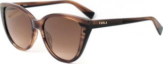 Furla Womens SFU783-5506YZ SFU783 55 5506YZ Sunglasses - Beige - One Size