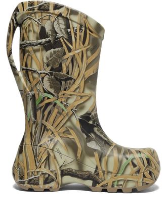 Crocs Hydra camo-pattern boots - Green