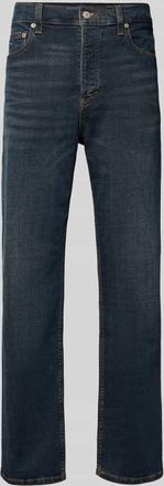 Tommy Jeans Straight Fit Jeans aus Baumwoll-Mix in Dunkelblau, Größe 29/30