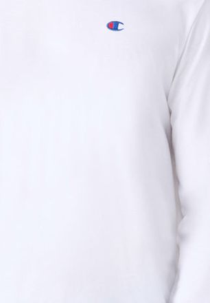 Champion Logo-Patched Cotton T-Shirt - White