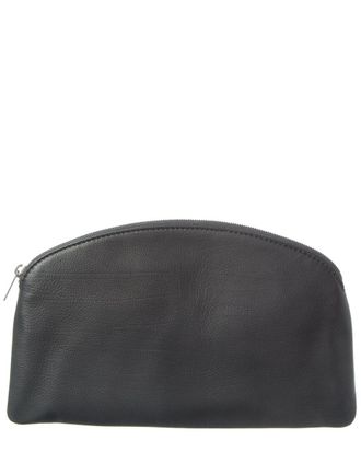 The Row Leather Clutch