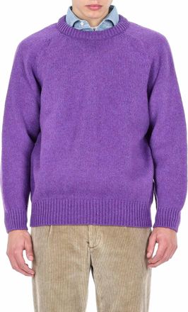 Howlin Shetland Boxy Fit Wool Crewneck Sweater