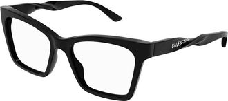 Balenciaga Zwarte zonnebril met Bb 0210O montuur - unisex - Brillen - Zwart - 53 MM - Accessoires