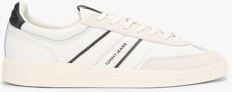 Tommy Hilfiger Mens Tommy Jeans Suede Mix Skater Sneaker - Black - US 11.5 / EU 45