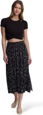 tentree Yaletown Skirt in Meteorite Black/bloom Floral at Nordstrom, Size X-Small