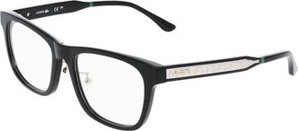 Lacoste Eyeglasses Square Full Rim, Black Frame And Clear Demo Lens Lens L2994Lb001