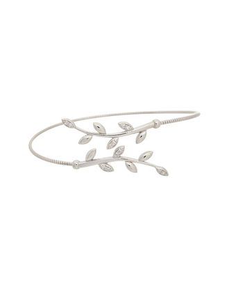 Meshmerise 18K Plated 0.10 Ct. Tw. Diamond Bangle Bracelet