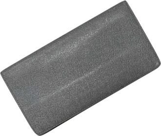 Louis Vuitton Pre-owned Long wallet (bi-fold) - Heren - Vintage Accessoires - Grijs - ONE Size - Leer - Vintage