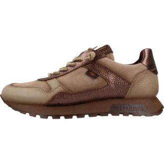 Hispanitas Schoenen, Dames, Beige, 39 EU, Leer, Oregon Sneaker