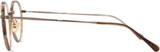 Mr. Leight BRISTOLCTOBATG Eyeglasses - Brown