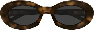 Saint Laurent Sunglasses, female, Brown, Size: 52 MM SL 594 Sunglasses