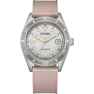 Citizen Womens Pink Watch NJ0229-07A Rubber - One Size