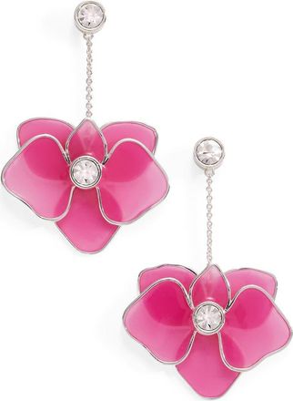 Alex and Ani New York Botanical Garden Orchid Statement Earrings in Pink at Nordstrom
