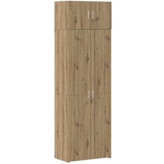 vidaXL Storage Cabinet Artisan oak 70 x 42.5 x 225 cm Engineered wood Vidaxl