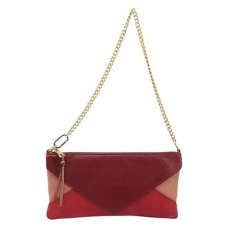 Chlo&eacute; Pre-owned Clutches, female, Multicolor, Size: ONE SIZE Pre-owned Envelope wallet on chain