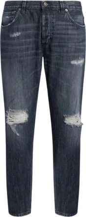 Dondup Brighton Carrot Jeans - Heren - Regular Fit Jeans - Grijs - W32 - Katoen - Jeans