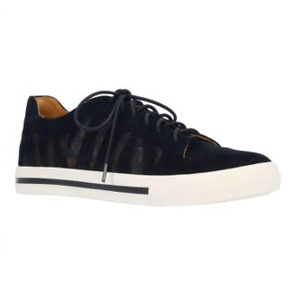 L'Amour Des Pieds Womens Keaton Leather Sneakers In Black